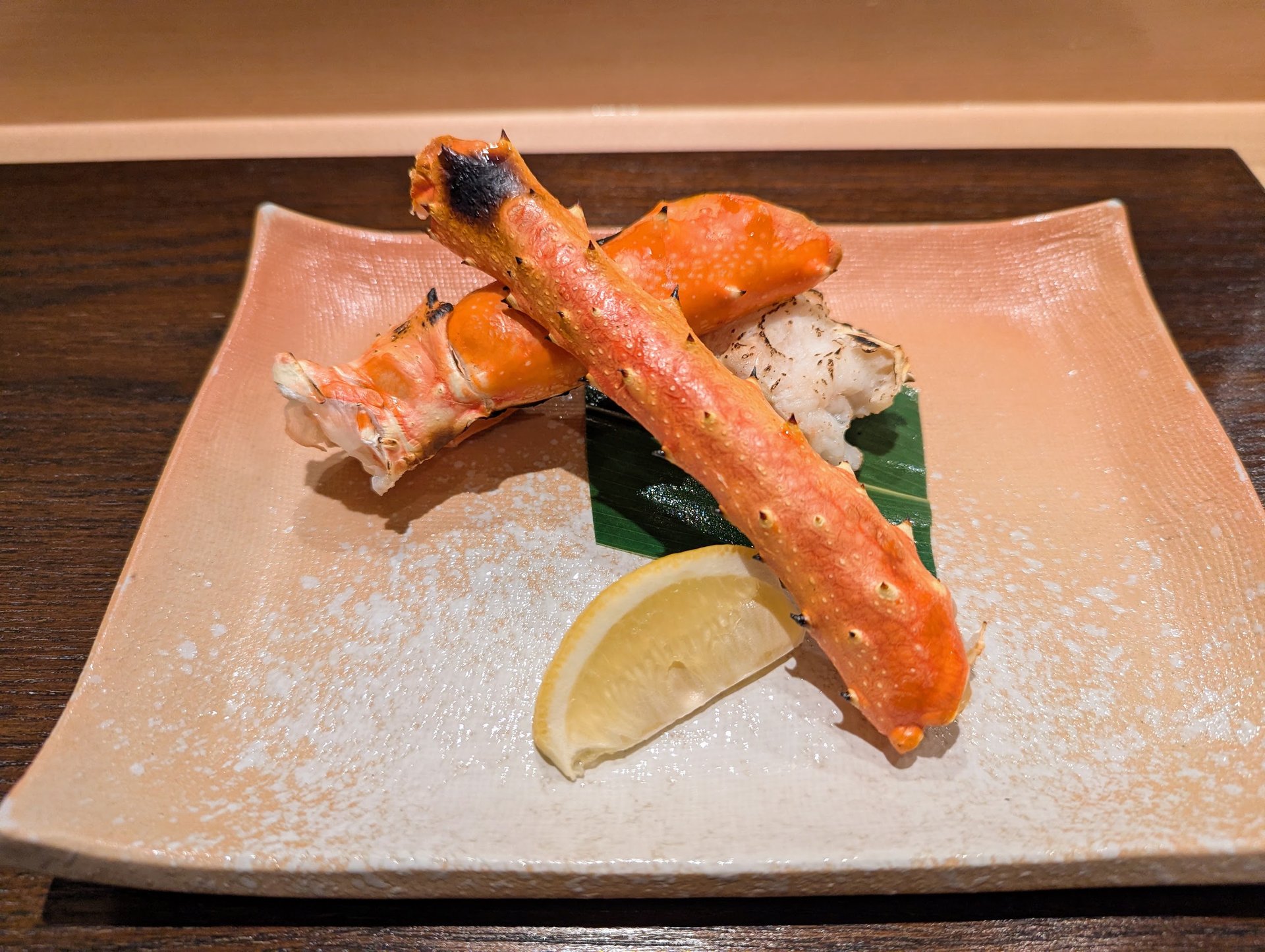 Grilled ibara crab, Sublime Sushi in Sapporo